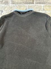 Old Navy Men’s 2XL Black Polyester Fleece 1/4 Zip Mock Neck Sweatshirt Blue