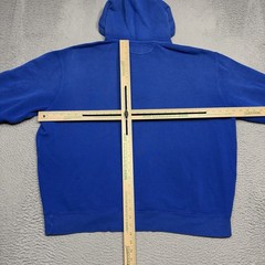 Polo Ralph Lauren Hoodie 1/4 Zip Pullover Mens Size 2XB 2XL Sapphire Blue Felt P
