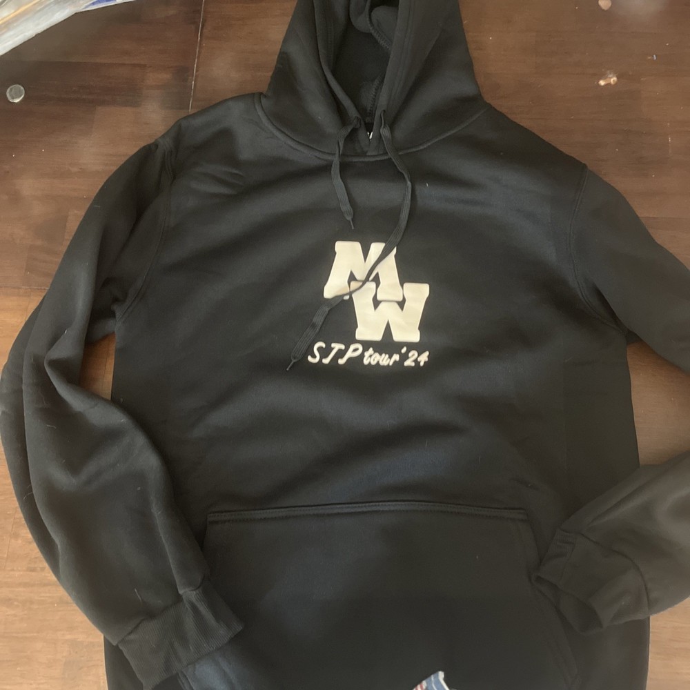 Morgan Wallen S.T.P Concert Tour 2026 Black Pullover Hoodie Official Size XL