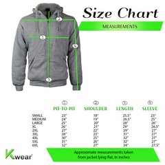 Men’s Athletic Warm Soft Sherpa Lined Fleece Zip Up Sweater Jacket Hoodie