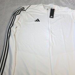 Adidas Tiro 23 Jacket Mens 2XLT3 White League Training Track Top Soccer HS3501