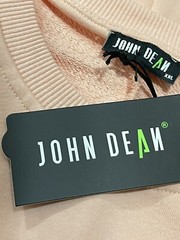 John Dean Shirt Mens 2XL Sweater Pink Sweatshirt Pullover Wake Your Mind Up N155
