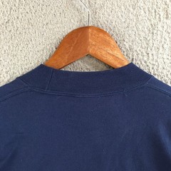 Port And Company Sweatshirt Mens M Blue Cotton Long Sleeve Round Neck Pullover