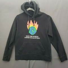 Slowthai Hoodie UK Grime Mens Black Large Sweatshirt Long Sleeve Official Merch