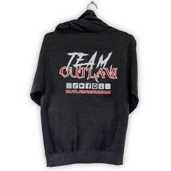 The Outlaw Way Podcast Team Outlaw Hoodie Men Small Gray Racing