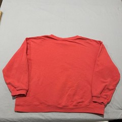 VTG 90s BUM Equipment Mens Surf Orange Coral Streetwear Crewneck Sweatshirt S/M
