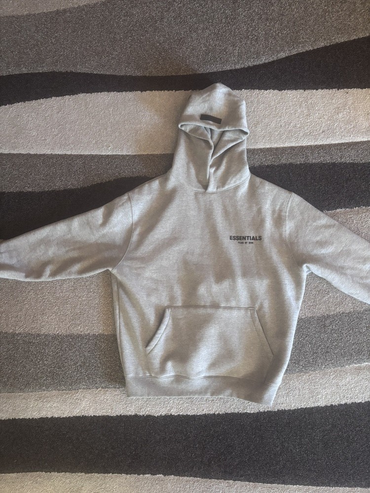 Essentials Hoodie Dark Oatmeal Size M