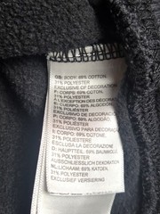 North Face Hoodie Mens Small Black Pullover Sweatshirt Outdoor Logo Spell Out