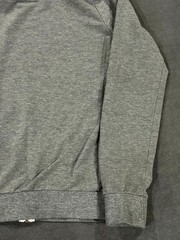 Reflex Hoodie Mens Medium Heather Gray Cotton Stretch Ribbed Trim Full Zip