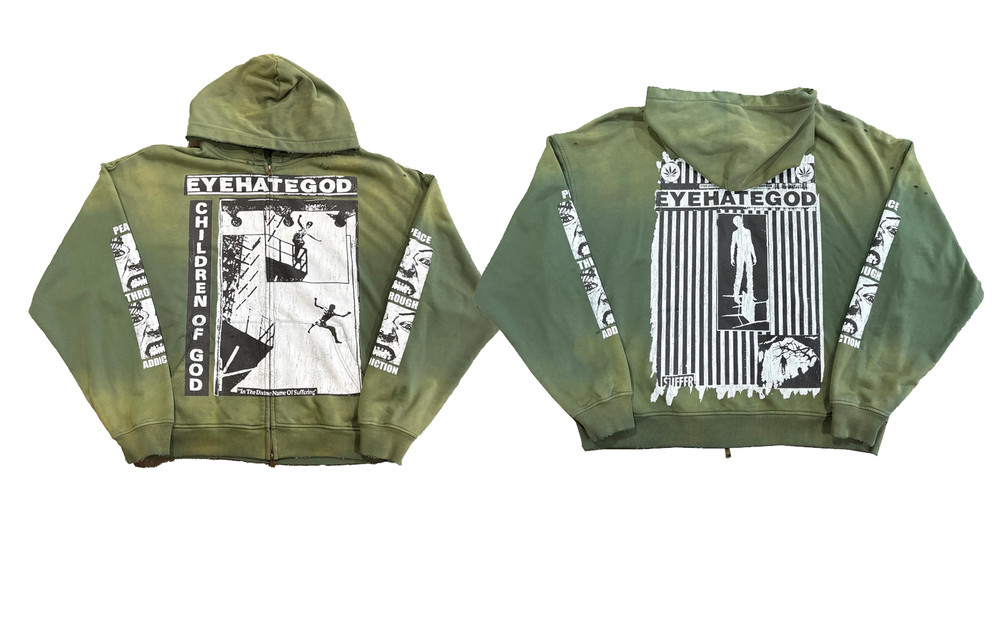 EYEHATEGOD Children of God Zip Up Hoodie S-5XL