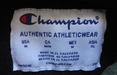 Champion Olive Green Hoodie Pullover Hooded Sweat Shirt Adult Medium