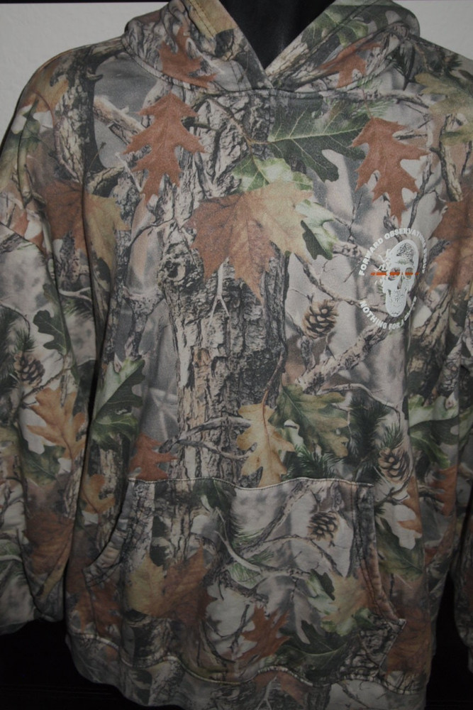 NWOT Forward Observations Group “Nothing For A Snake” Camo Hoodie Size Mens L