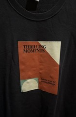 Zara Thrilling Moments Graphic Sweatshirt Black Cotton & Polyester Mens XL