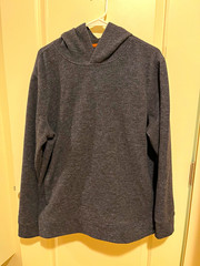 JACHS New York Men’s Gray Fleece Pullover Hoodie w/ Pockets Size M