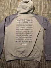 Baseballism Hoodie Men’s Medium Gray Blue Baseball Love Of The Game Long Sleeve
