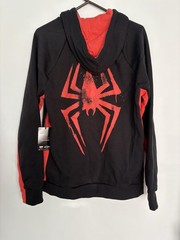 Our Universe Marvel Spider-Man Miles Morales Spiderverse Venom Hoodie NEW Size M
