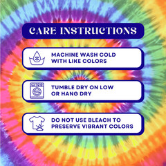 Tie Dye Zip Hoodie | Purple & Green Spiral Swirl | Zipper Sweatshirt