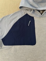 FootJoy Mens Thermoseries Blue Grey Color Block Golf Hoodie Pullover Size XL