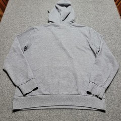 Oakley Hoodie Mens 2XL XXL Gray Bark Half Zip Training Sweatshirt Sweater
