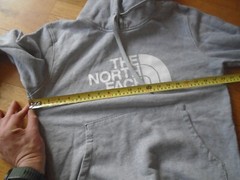 North Face Hoodie Men’s S Small Grey Free UK P+P Genuine READ DESC