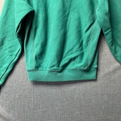 Champion Reverse Weave Men’s Sweatshirt Size S Green Round Neck Patch Logo