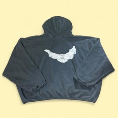 YZY Gap Engineered by Balenciaga Oversized Grey Dove Hoodie Sweatshirt Men’s XXL