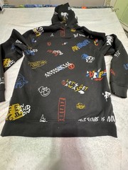 Brooklyn Cloth Hoodie Men Size M Black Sweatshirt Hip Hop Back To School Doodle