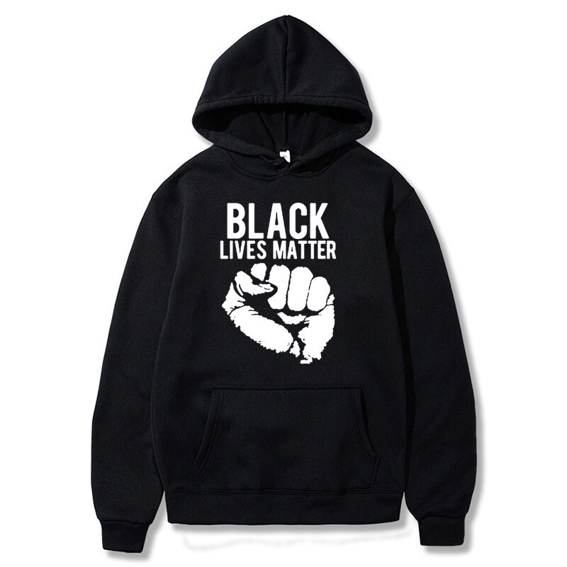 Black Lives Matter Fist I Can’t Breathe Hoodie Pullover Sweater Shirt Sweatshirt