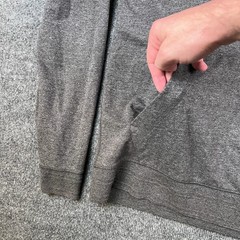 Vince Hoodie Mens L Gray Slim Fit Cotton Rayon Blend Pullover Sweatshirt Soft