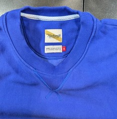 Tracksmith Trackhouse French Terry Midweight Crew Blue Men Medium