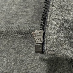 Ralph Lauren Purple Label Full zip-front pocket-detail Grey Sweatshirt XL