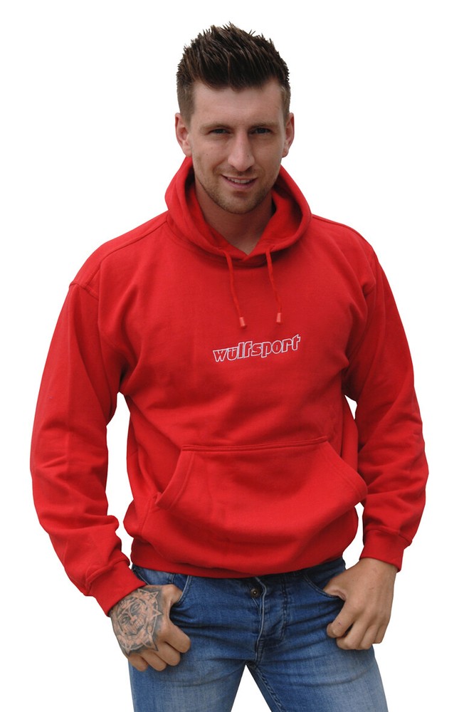 Wulfsport Unisex Adult Heavy Oversized Red Hoody Size Large Leisure