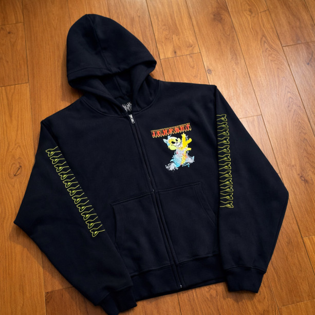 Osamason Bunny Jumpout Zip Up Hoodie Tour Merch 100% Cotton Official