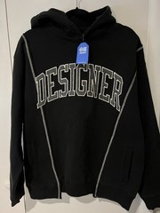 MARKET Chinatown Market Designer Hoodie Pullover Sweater Mens Size Large Black