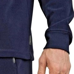 Eddie Bauer Men’s L Navy Blue Lounge Hoodie Polyester/Spandex Blend N0308