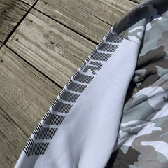 Rock Revival White Camo Layered Hoodie Size XXL
