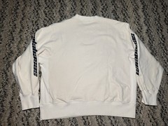 Yeezy Season 4 Wing Logo Crewneck Sweatshirt Kanye West Beige Large Oversized Ye