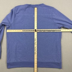 Under Armour Sweatshirt Men 2XL Blue Solid Fishing Crew Hook UA Pullover XXL