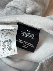 Fear of God Essentials Hoodie Light Heather 192HO246258 100% authentic