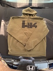 HK Firearms Army Green Logo Hoodie USA Size XL Heckler & Koch