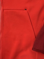 Nike Tech Fleece Full Zip Hooded Jacket Old Season Red Mens Large L VGC