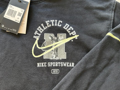 NIKE ATHLETIC DEPT SIZE 2XL STNDR FIT BLACK PULL OVER HOODIE.SEE DESCRIPTION