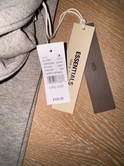 Essentials Fear Of God Dark Oatmeal Grey Set Hoodie & Pants Brand New Size L NWT