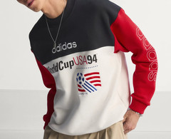 adidas Men’s Graphic Football Sweatshirt Black / Cloud White/ Red