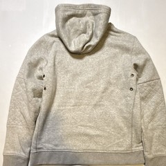 Harley Davidson Hoodie Mens L Grey Quilted Full Zip Jacket 2015 Motorcycle