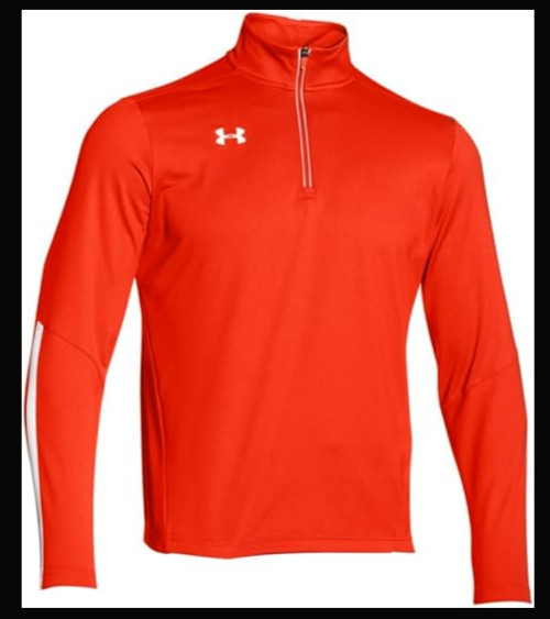 Under Armour Qualifier 1/4 Zip-Orange-SZ S