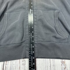 VTG Polo Ralph Lauren Lined Hoodie Mens Sz Large Gray Full Zip Logo Classic