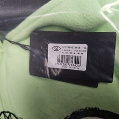 J. Balvin x Toyqube Astroboy Jacket Men Extra Large Green Black Hoodie Reggaetón