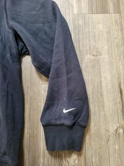Nike Hoodie Mens XL Navy Blue Athletic Dept Pullover Sweatshirt Spell Out Logo