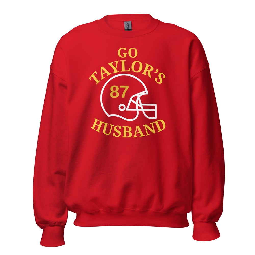 Go Taylor’s Husband Football Chiefs Funny Unisex Sweatshirt S,M,L,XL,2X,3X,4X